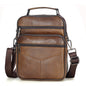 Men's Natural Leather Handbag For Tablet - Hiccupzz