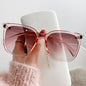 Women Vintage Square Oversized Sun Glasses - Hiccupzz