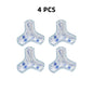 Baby Safety Silicone Table Corner Protectors - Transparent Furniture Edge Protection Covers