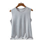 Men's Ice Silk Mesh Tank - Transparent Gym Stringer Bodybuilding Vest - Hiccupzz
