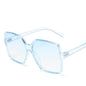 Oversize Sunglasses Gradient Plastic Brand Designer Female Sun Glasses Uv400 - Hiccupzz