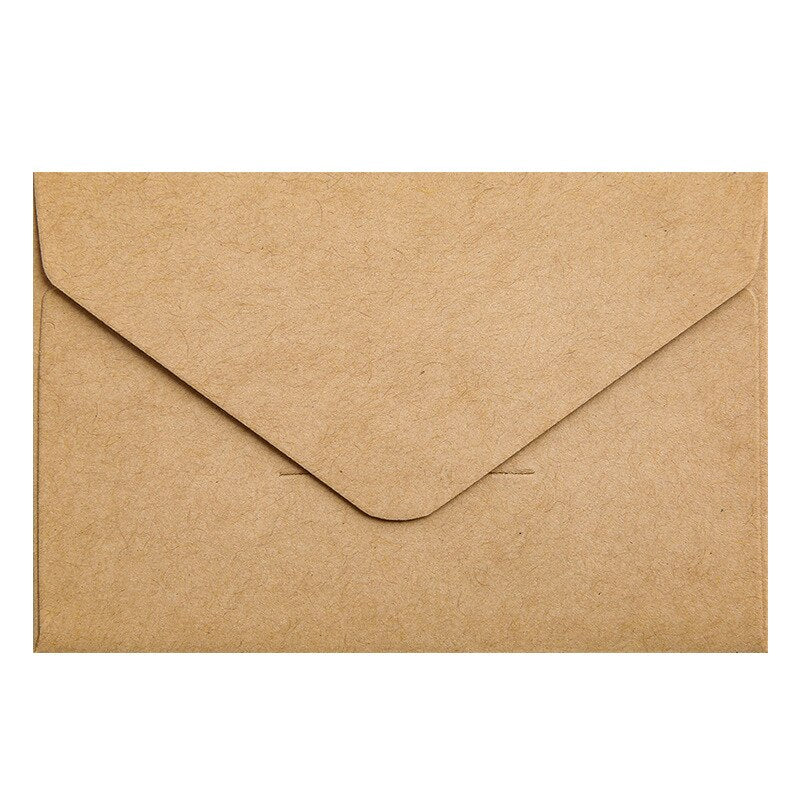 20pcs/Pack Mini Vintage Large Envelope Postcard Letter