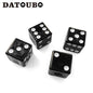 4 Pcs High quality Plastic ABS Dice Novelty Car Tyre Valve Caps - Hiccupzz