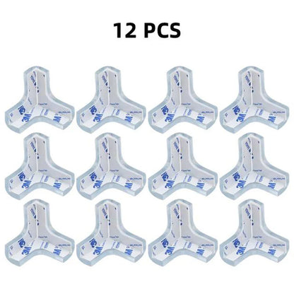 4 Pcs/8 Pcs/12 Pcs Baby Safety Silicone Table Corner Edge Protectors - Anti-Collision Guards for Children