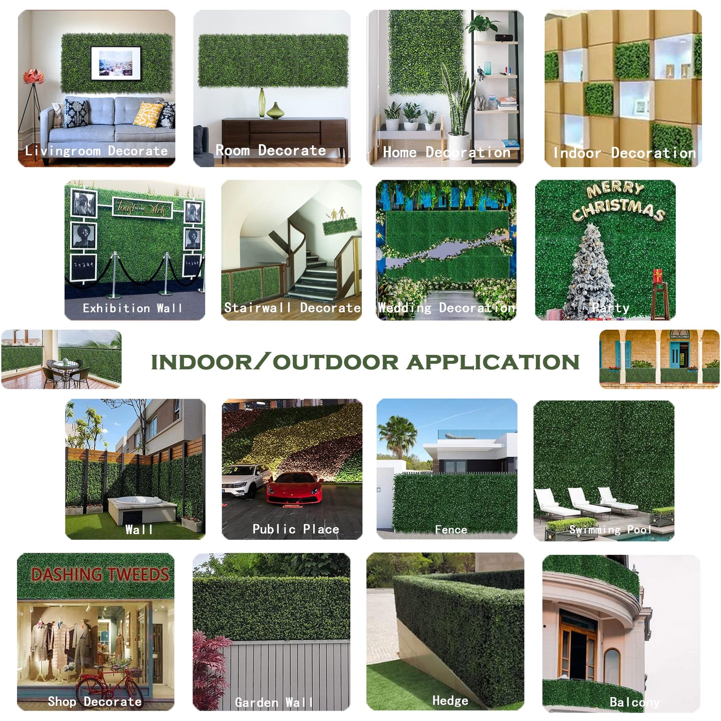 Artificial Grass Wall Panels