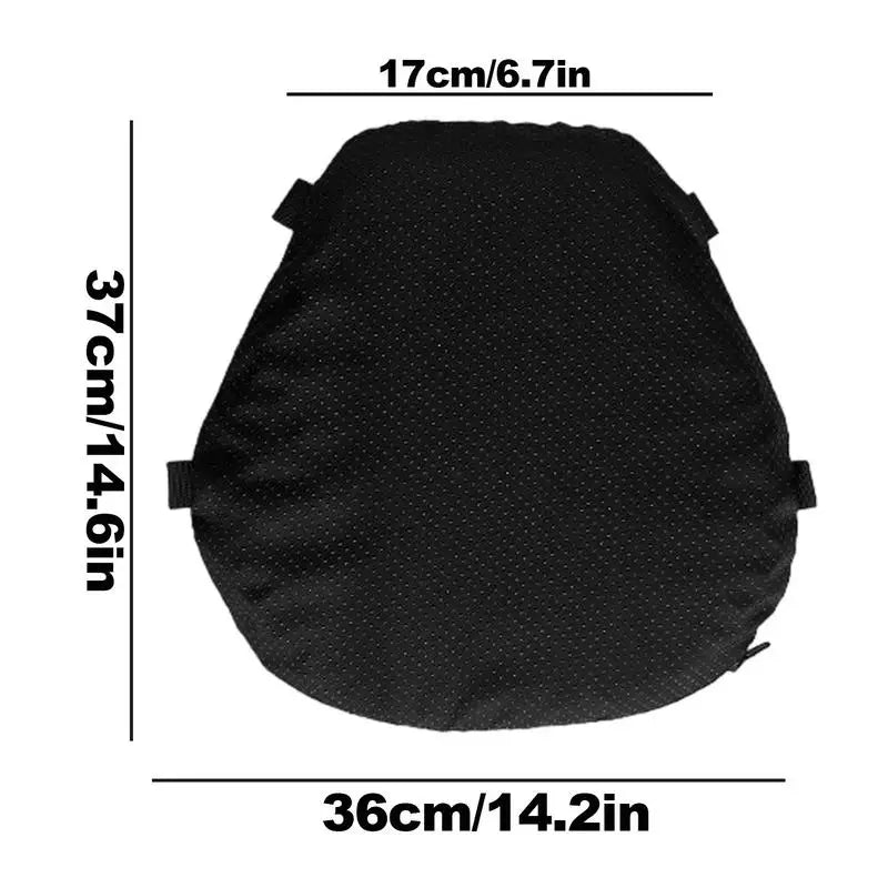 Comfortable Motorcycle Seat Shock Absorption Pad - 3D Honeycomb Breathable Cushion for Riding & Cycling Accessories