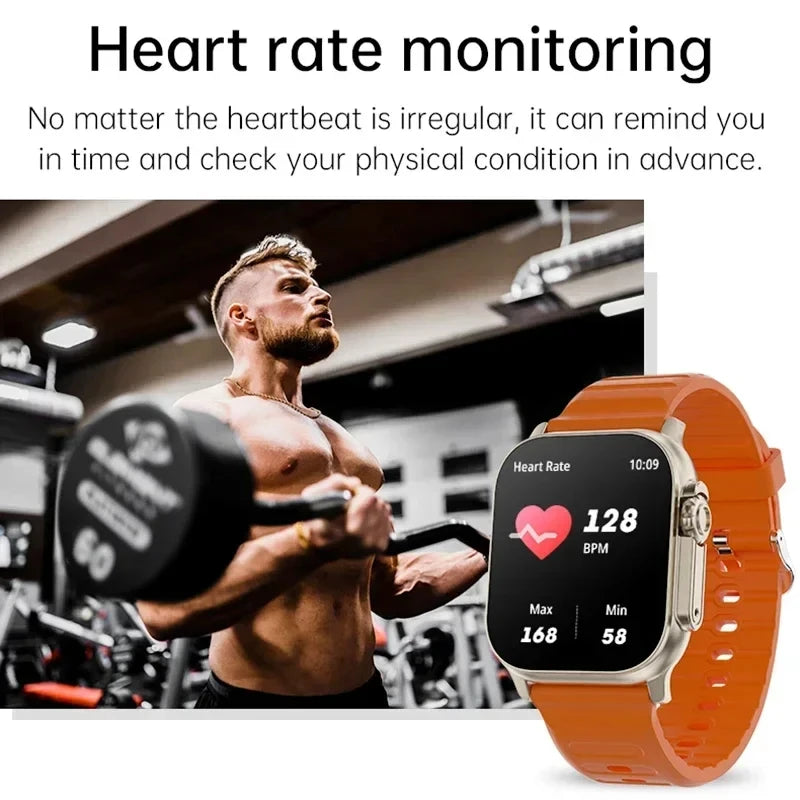 T900 Ultra Smartwatch - Bluetooth Talk, Message Alert, Heart Rate Monitor, Sports Watch for Android & iOS