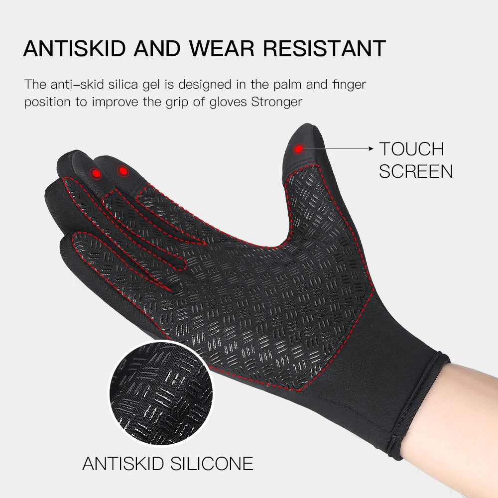 Unisex Touchscreen Winter Gloves - Thermal Warm Full-Finger Gloves