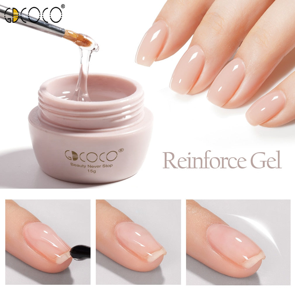 5ml New UV Metallic Gel Silver Gold Mirror Effect  Reinforce Keep Nail C Arc UV Construction