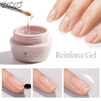 5ml New UV Metallic Gel Silver Gold Mirror Effect  Reinforce Keep Nail C Arc UV Construction - Hiccupzz