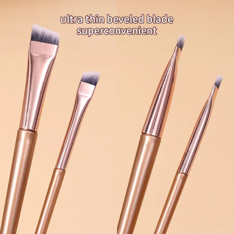 Professional Eyebrow Eyeliner Brushes Soft Angled Blade Thin Flat Contouring Brow Eye Liner Makeup Brush Women Eyes Makeup Tools