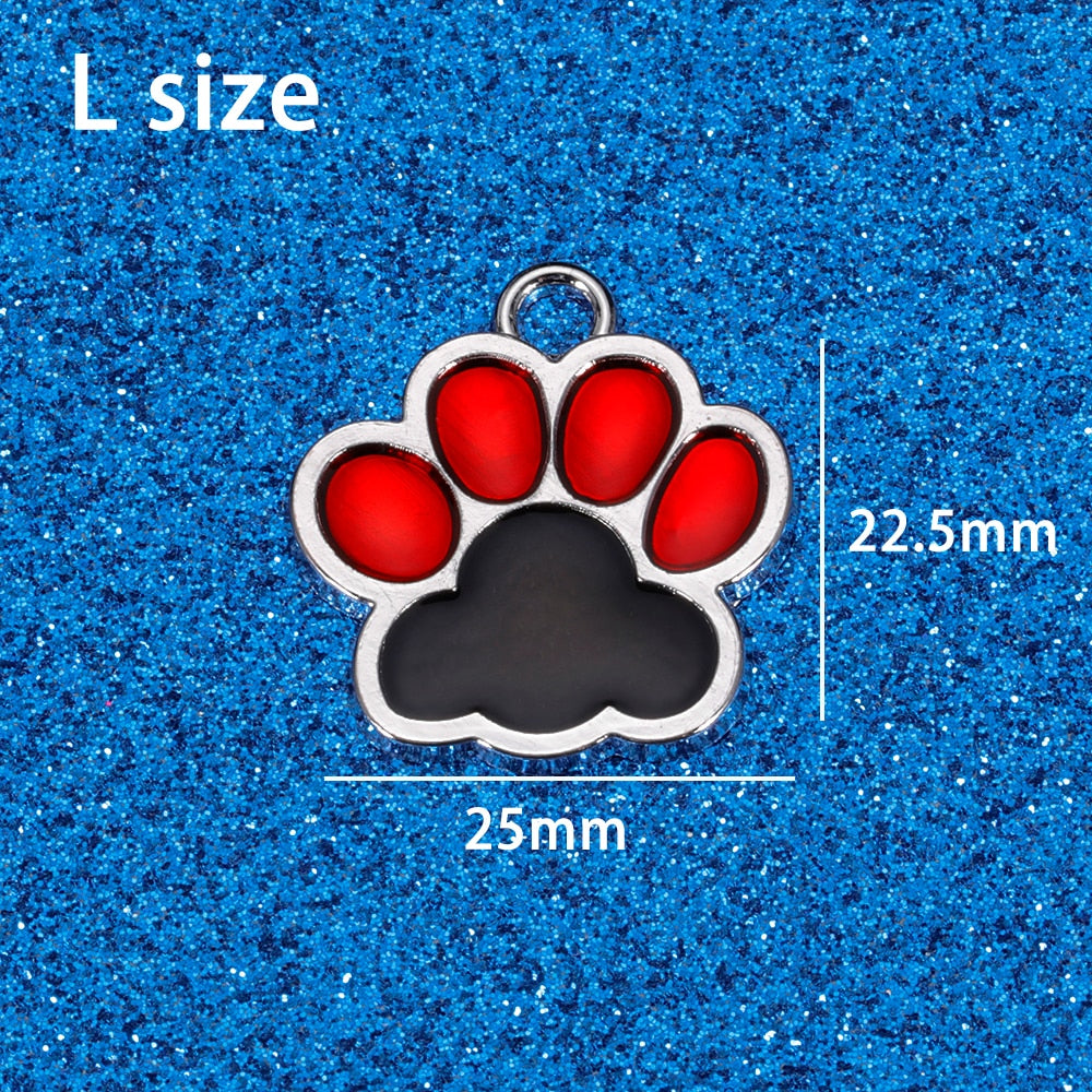 Personalized Engraving Pet Cat Name Tags Customized Dog ID Tag Collar Accessories Nameplate Anti-lost Pendant Metal Keyring - Hiccupzz