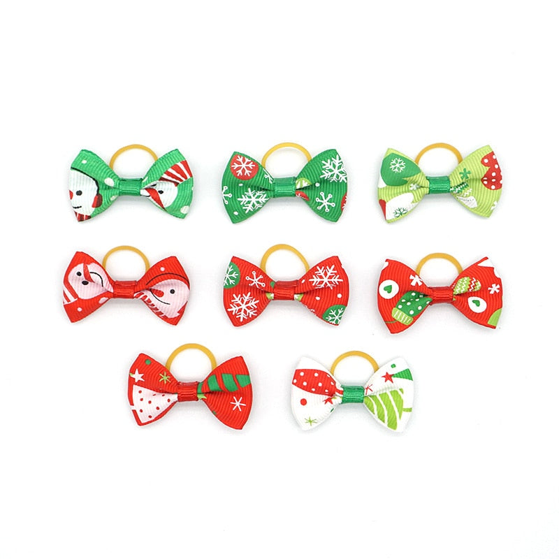 100 pieces Pet Ribbon Hair Accessories