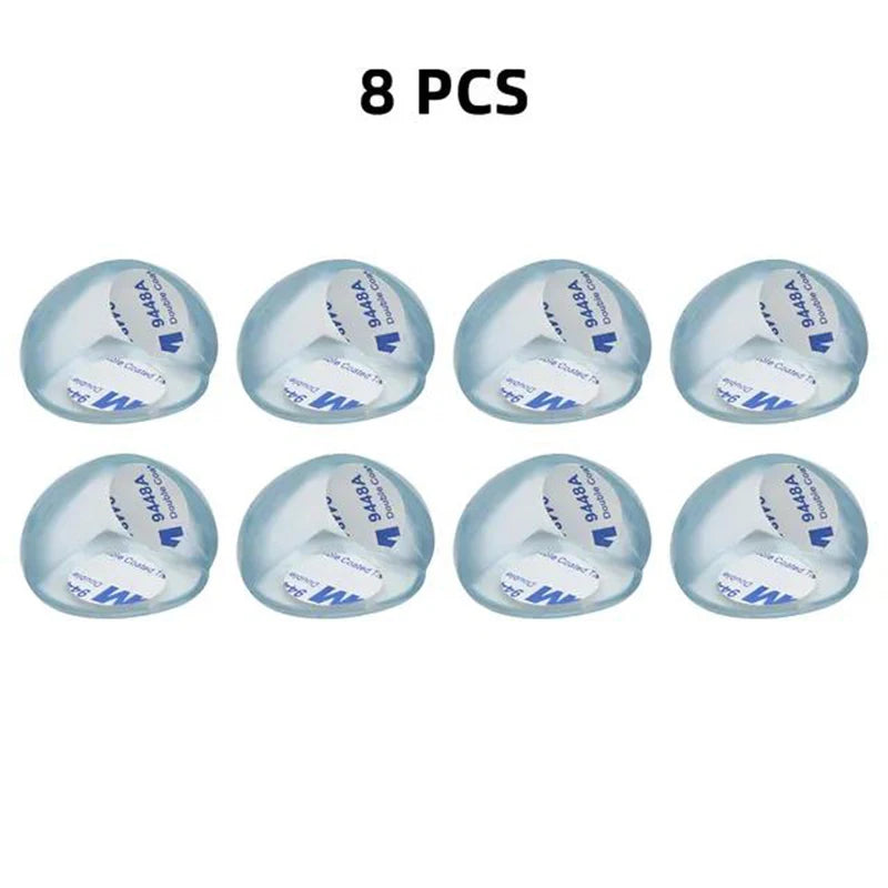 4 Pcs/8 Pcs/12 Pcs Baby Safety Silicone Table Corner Edge Protectors - Anti-Collision Guards for Children