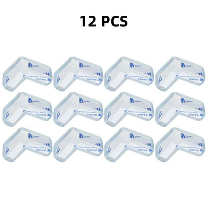 4 Pcs/8 Pcs/12 Pcs Baby Safety Silicone Table Corner Edge Protectors - Anti-Collision Guards for Children