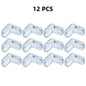4 Pcs/8 Pcs/12 Pcs Baby Safety Silicone Table Corner Edge Protectors - Anti-Collision Guards for Children