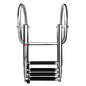 Boat Accessories Stainless Steel Boat Boarding Telescoping Ladder Sliding folding swimming Launching ladder With handrail - Hiccupzz