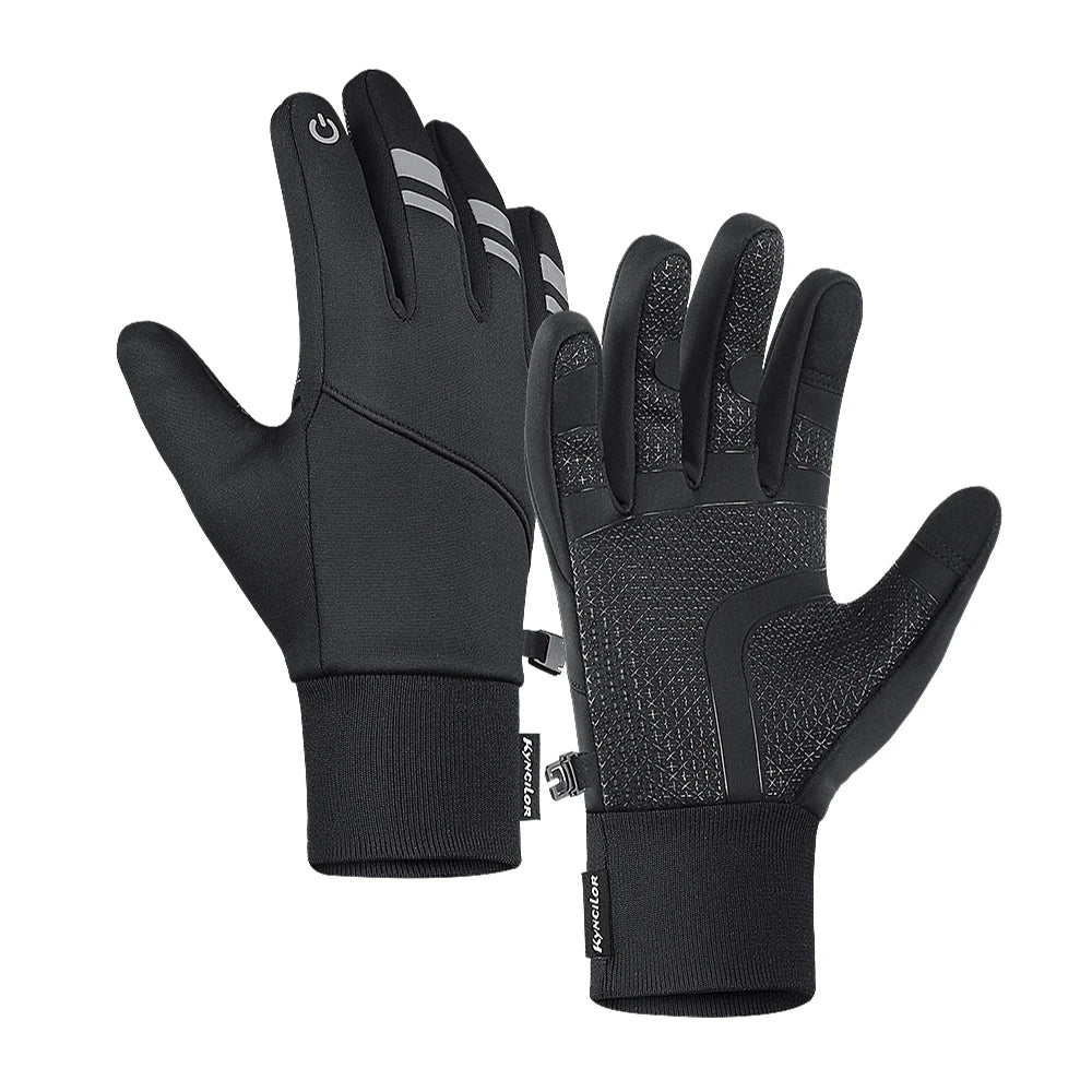 Winter Cycling Gloves - Touch Screen Waterproof Motorcycle Gloves