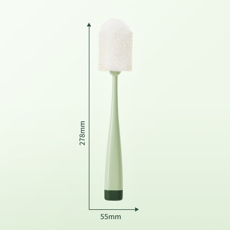 Cleaning Sponge Brush Long Handle Bottle