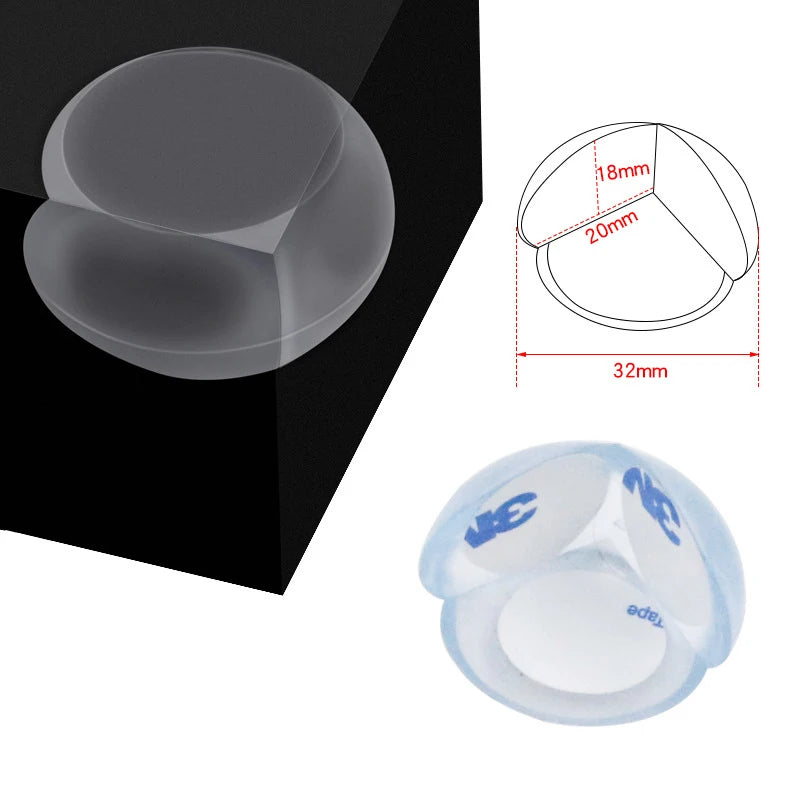 4 Pcs/8 Pcs/12 Pcs Baby Safety Silicone Table Corner Edge Protectors - Anti-Collision Guards for Children