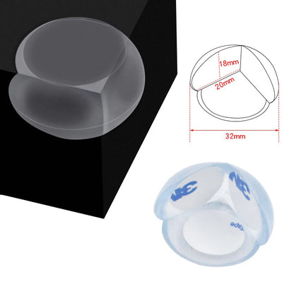 4 Pcs/8 Pcs/12 Pcs Baby Safety Silicone Table Corner Edge Protectors - Anti-Collision Guards for Children