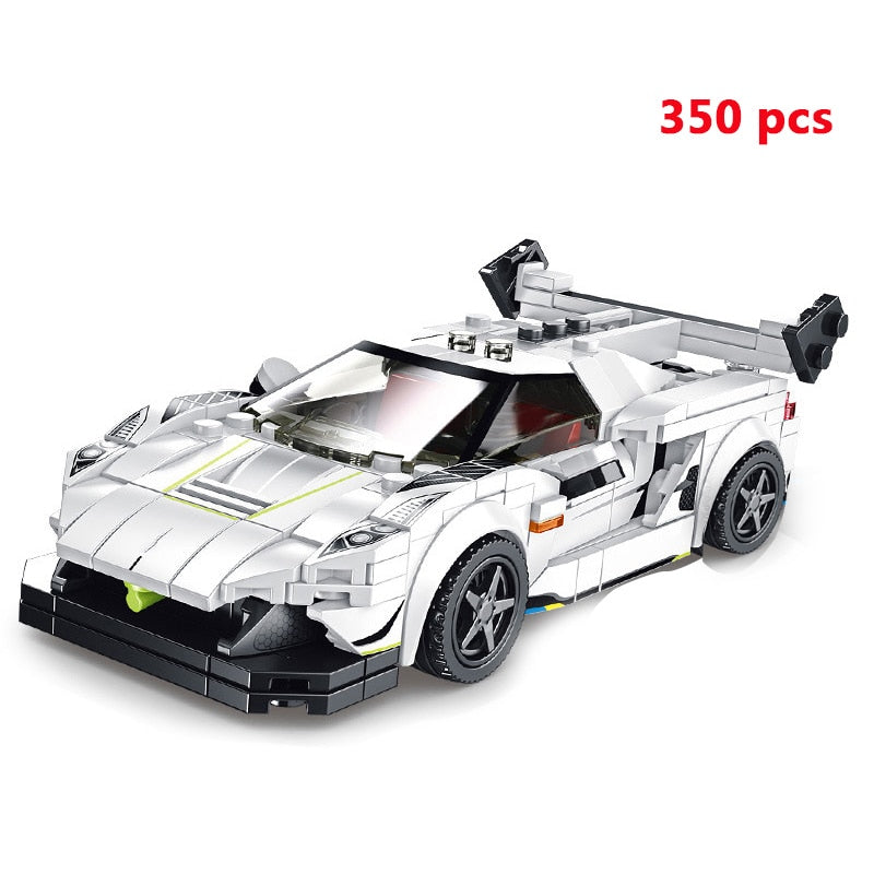 Sports Racing Car Building Blocks Educational Toys for Kids 2023