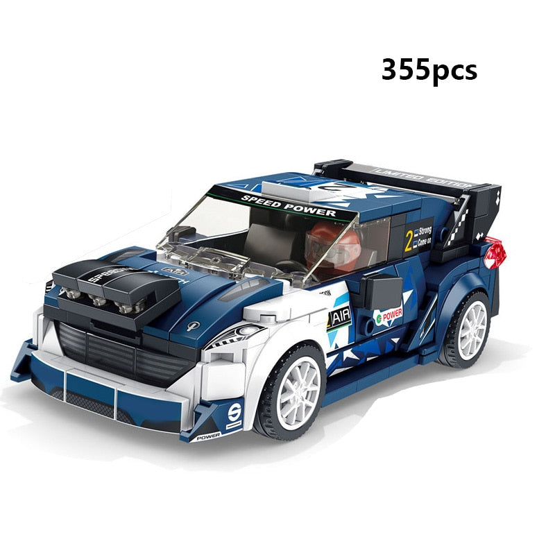 Sports Racing Car Building Blocks Educational Toys for Kids 2023