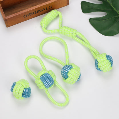 Pet Dog Toys for Large Small Dogs Toy Interactive Cotton Rope Mini Dog Toys Ball for Dogs Accessories Toothbrush Chew Puppy Toy - Hiccupzz