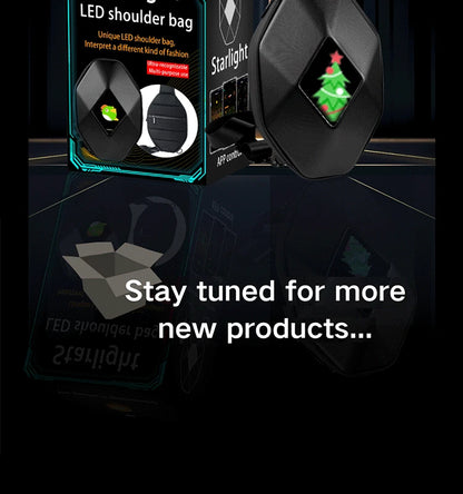 Motorcycle Backpack with LED EYE - DIY Riding Bag with APP Control, Hard Shell, Rainproof, Fits 14-Inch Notebook - Hiccupzz