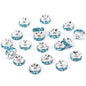 50pcs/lot  Crystal Round Loose Spacer Beads for DIY Making Bracelet Necklace Accessories - Hiccupzz