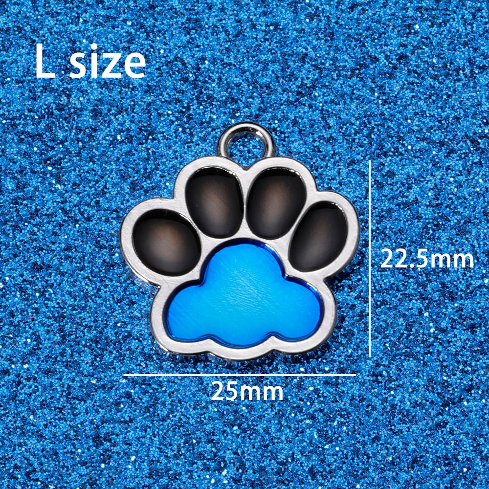 Personalized Engraving Pet Cat Name Tags Customized Dog ID Tag Collar Accessories Nameplate Anti-lost Pendant Metal Keyring - Hiccupzz