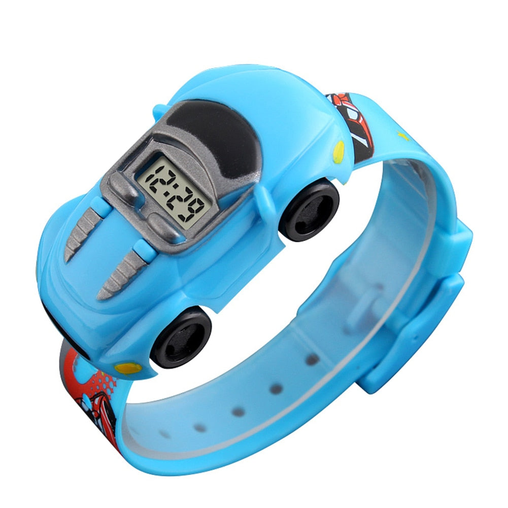 Cartoon Car Watch Toy for Boys