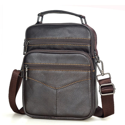 Men Genuine Leather Shoulder Bag - Hiccupzz