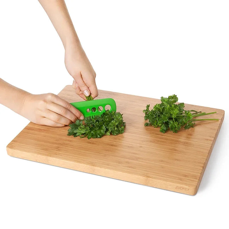 1Pc Vegetable Herb Eliminator Kale Oregano Parsley Cilantro Stripper Looseleaf Comb Household Gadgets Portable Kitchen Tools