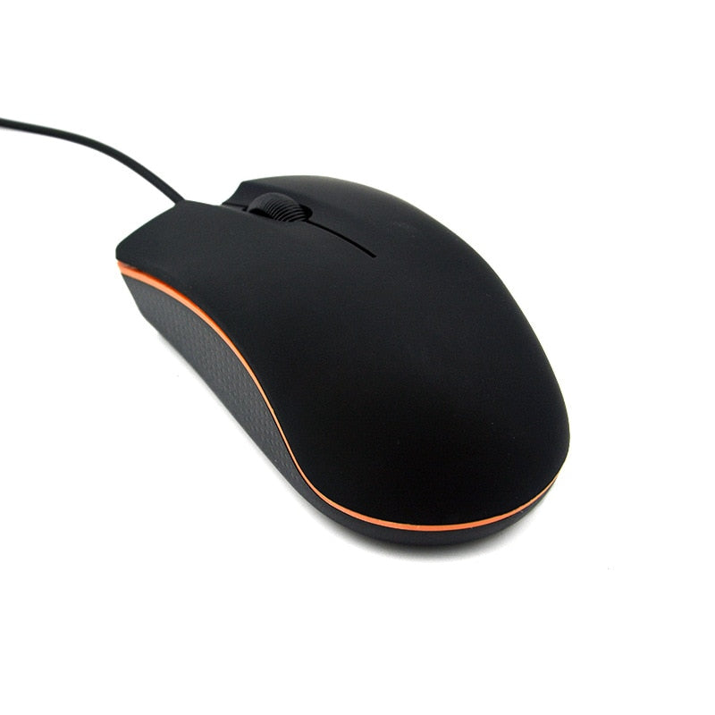 RYRA Wired Mouse 1200DPI Computer Office Mouse Non Slip Matte Texture Business Office Home Laptop Wired Mouse Accessories