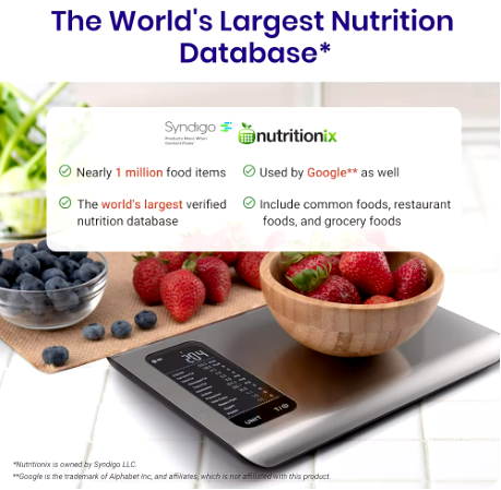 Food Scale Smart Nutrition Scale, Measure in Ounces, Grams or Milliliters Kitchen Tools & Gadgets