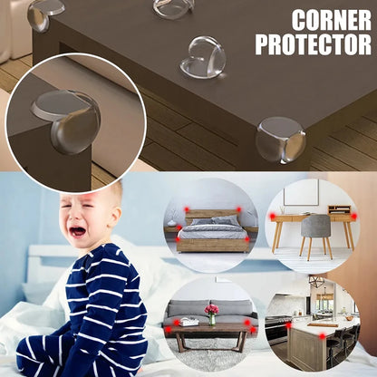 4 Pcs/8 Pcs/12 Pcs Baby Safety Silicone Table Corner Edge Protectors - Anti-Collision Guards for Children