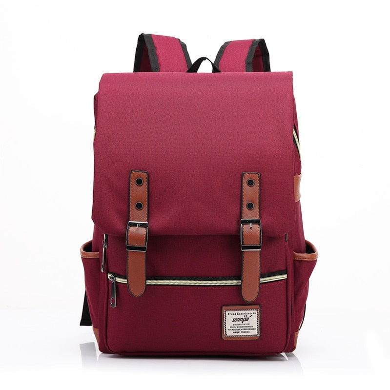 Vintage 16 inch Laptop Backpack for Unisex