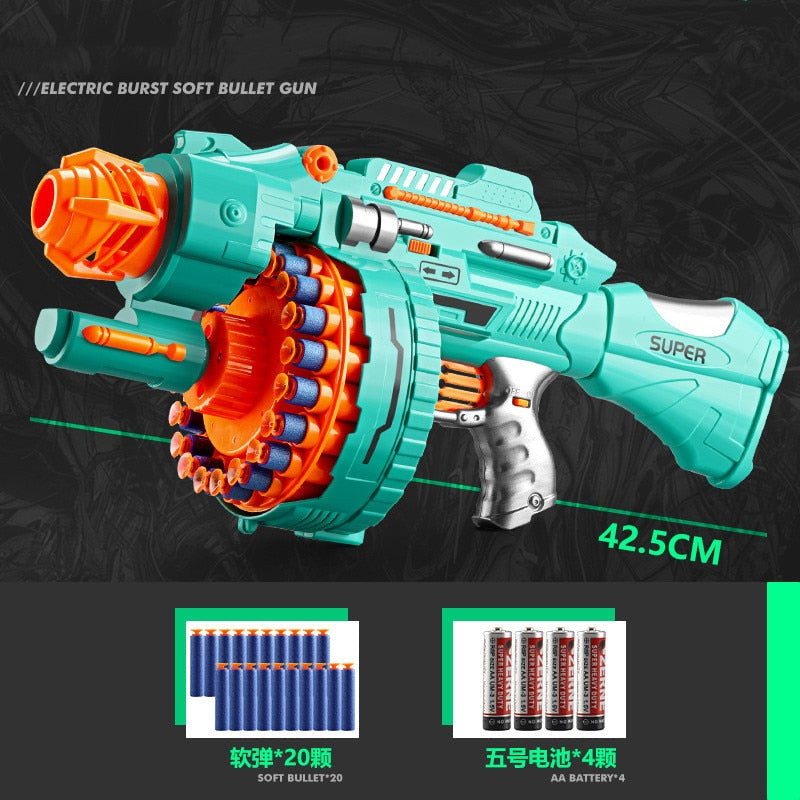 Electric Continuous Shooting Gatling Toy Gun  for Kids