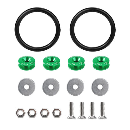 Aluminum Universal Quick Release Fasteners Bumper Fender Washers For Honda Civic Kia Mitsubishi Detachable Screws - Hiccupzz