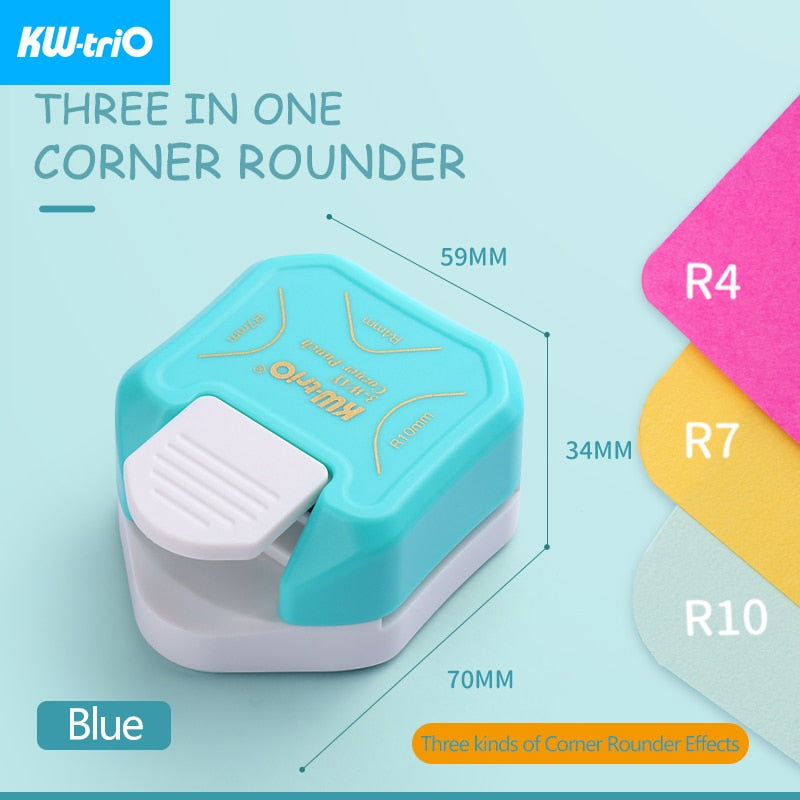 3-in-1 Corner Rounder border punches for scrapbooking