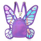 Fashion Women's Laser Mini Backpack Butterfly Angel Wings Daypack for Girls Travel Casual Daypack School Bag Holographic Leather - Hiccupzz