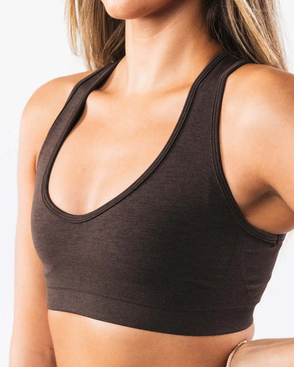 Medium Impact Seamless Sports Bra Inner Padded Yoga Bras Backless Sports Bras Push Up Gym Top Workout Bralette Women Clothing - Hiccupzz