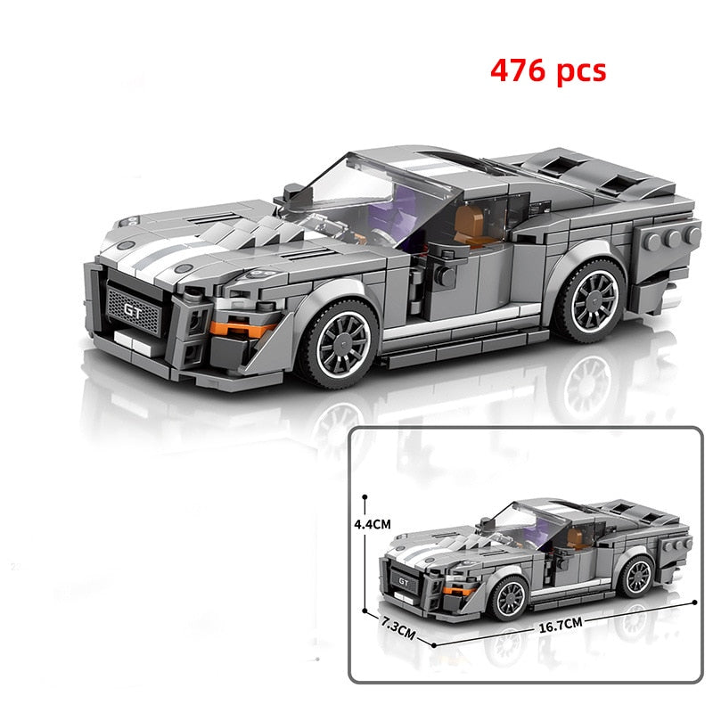 Sports Racing Car Building Blocks Educational Toys for Kids 2023