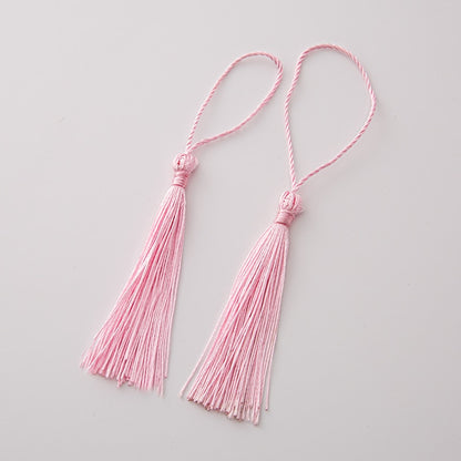 20pcs 80mm Bookmarks Hanging Rope Silk Tassel For Craft DIY Key Chain, Earring Hooks, Pendant, Jewelry Making - Hiccupzz