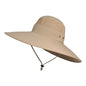 Hot Men's 15CM Big Wide Brim Outdoor Waterproof Mountaineering Cap - Hiccupzz