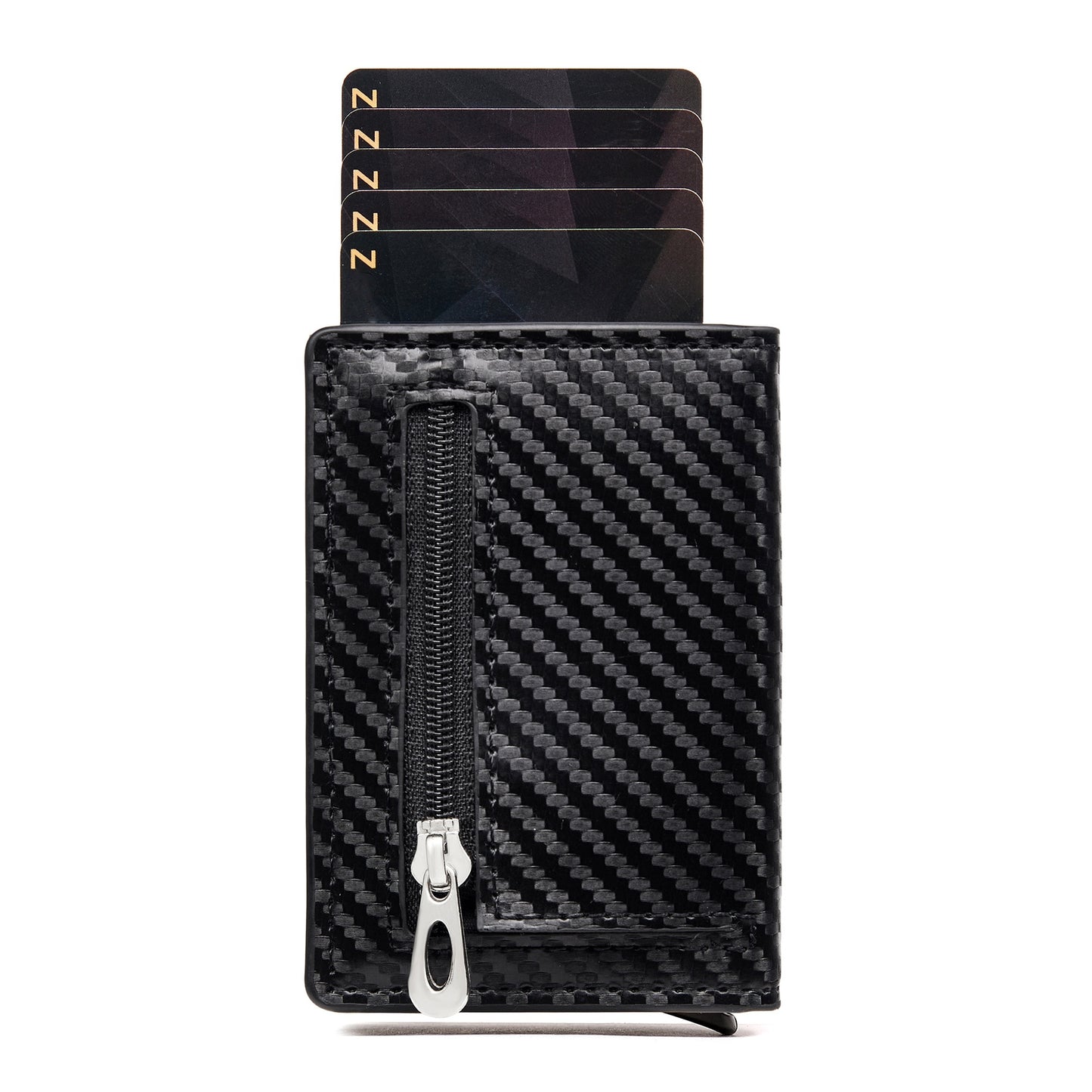 Rfid Anti-magnetic Credit Cards Holder With Organizer Coin Pocket