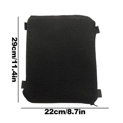 Comfortable Motorcycle Seat Shock Absorption Pad - 3D Honeycomb Breathable Cushion for Riding & Cycling Accessories - Hiccupzz