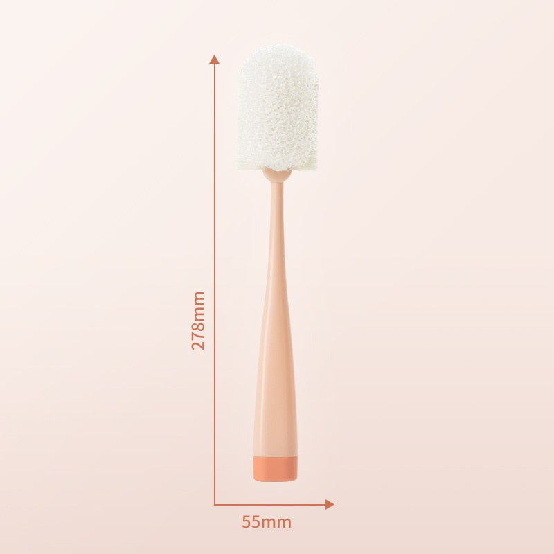 Cleaning Sponge Brush Long Handle Bottle