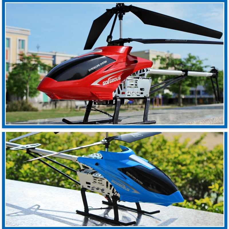 3.5CH 80cm Extra Large Remote Control Drone Durable RC Helicopter Charging Toy Drone Model